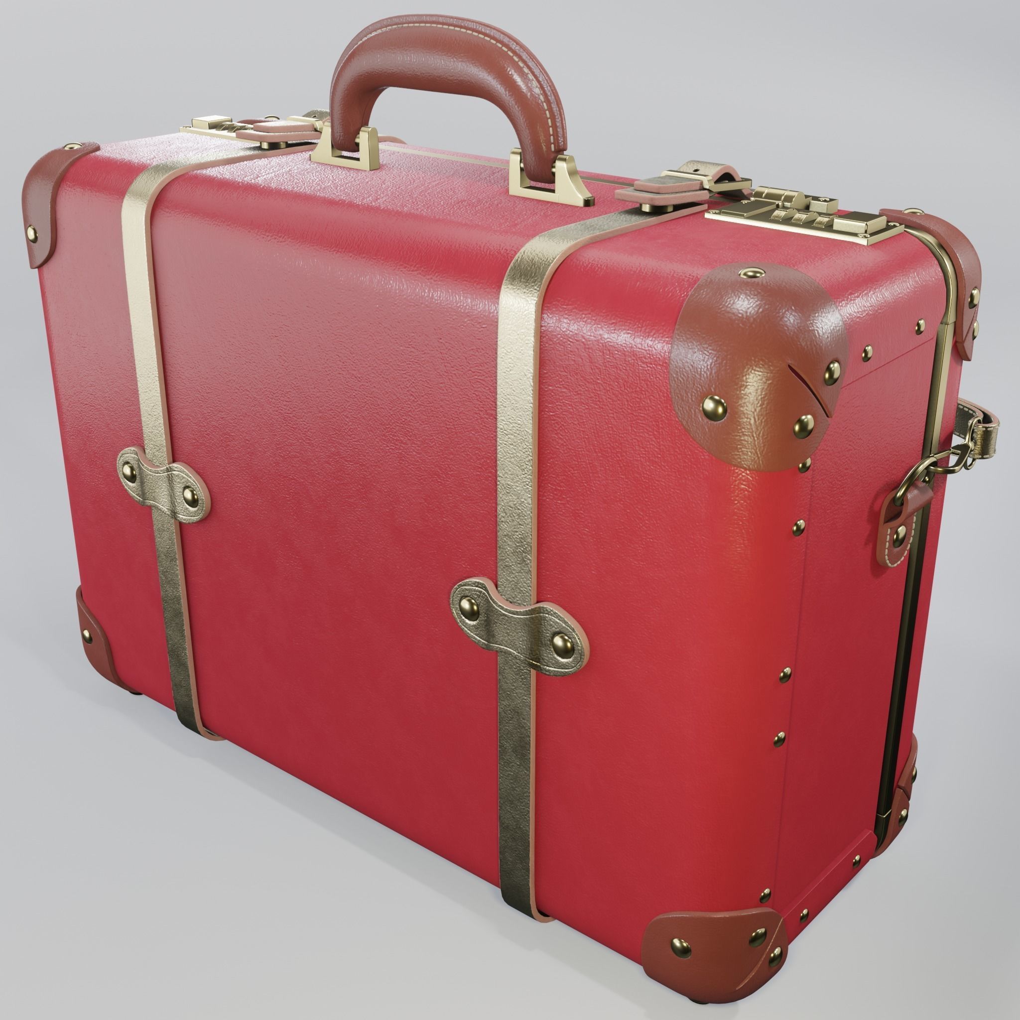 Steamline Soprano Overnighter Red 3D model_1