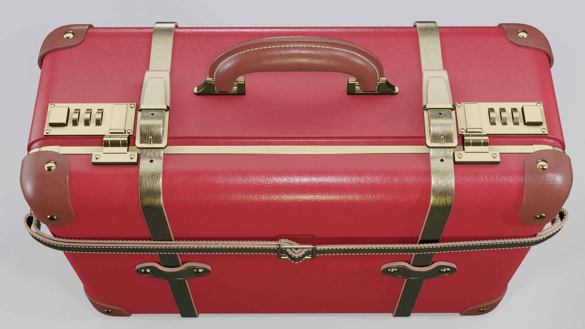 Steamline Soprano Overnighter Red 3D model_2