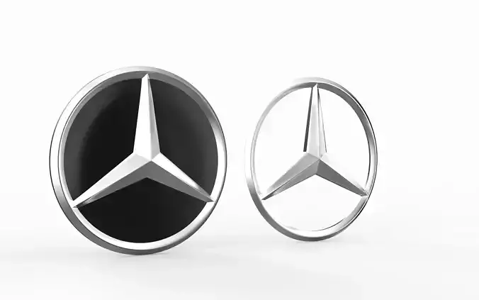 Mercedes-Benz Logo Free 3D model