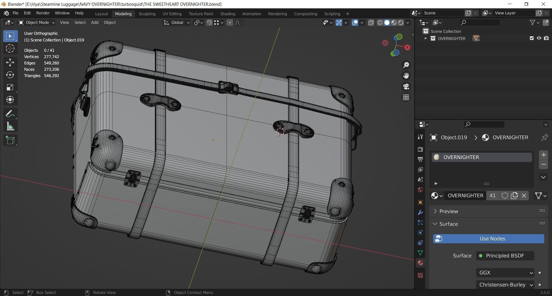 Steamline Sweetheart Overnighter 3D model_13