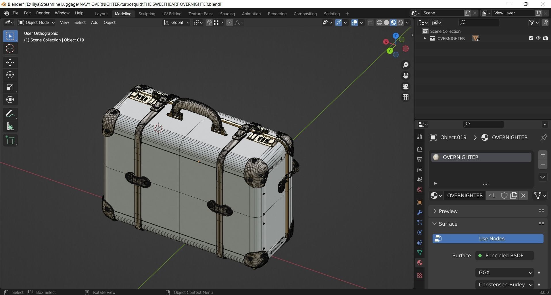 Steamline Sweetheart Overnighter 3D model_12