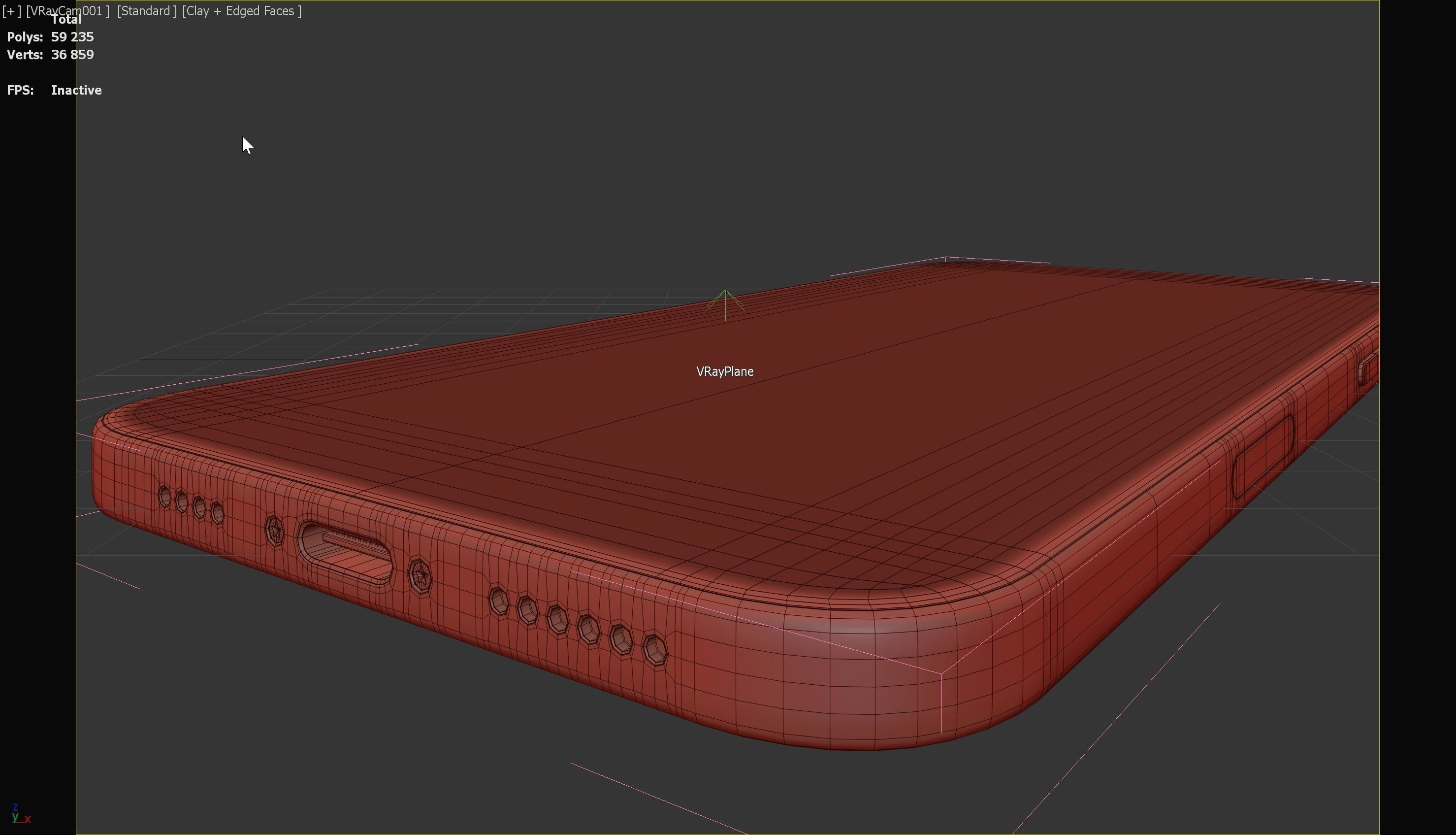 3D model iPhone 15 max pro Vray scene 3D model_11