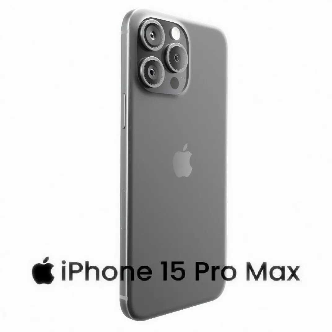 3D model iPhone 15 max pro Vray scene 3D model_0