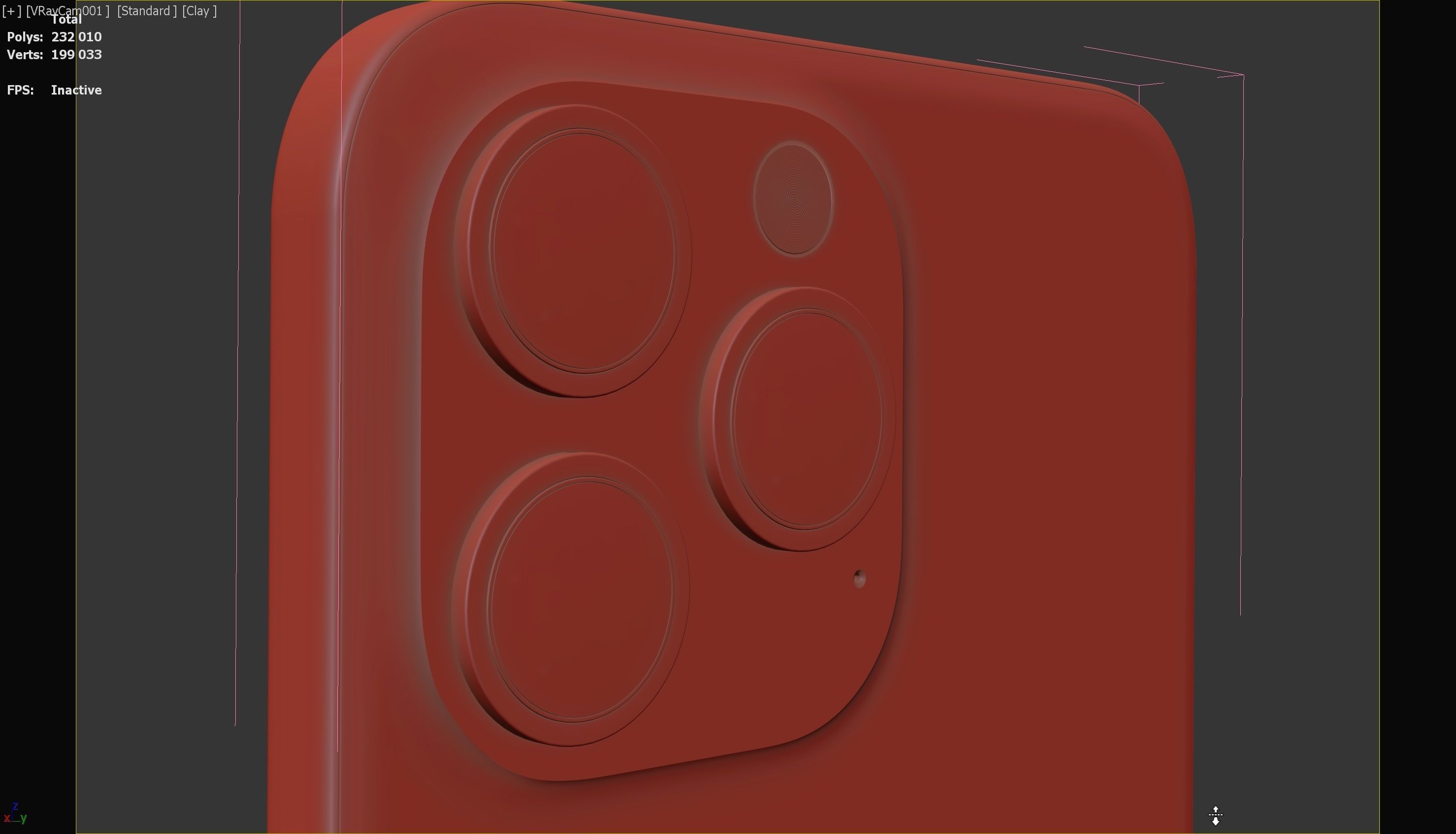 3D model iPhone 15 max pro Vray scene 3D model_8