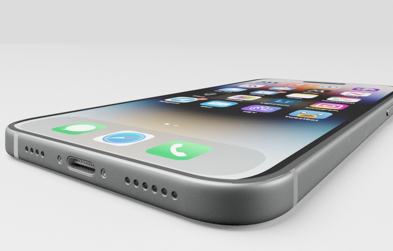3D model iPhone 15 max pro Vray scene 3D model_7