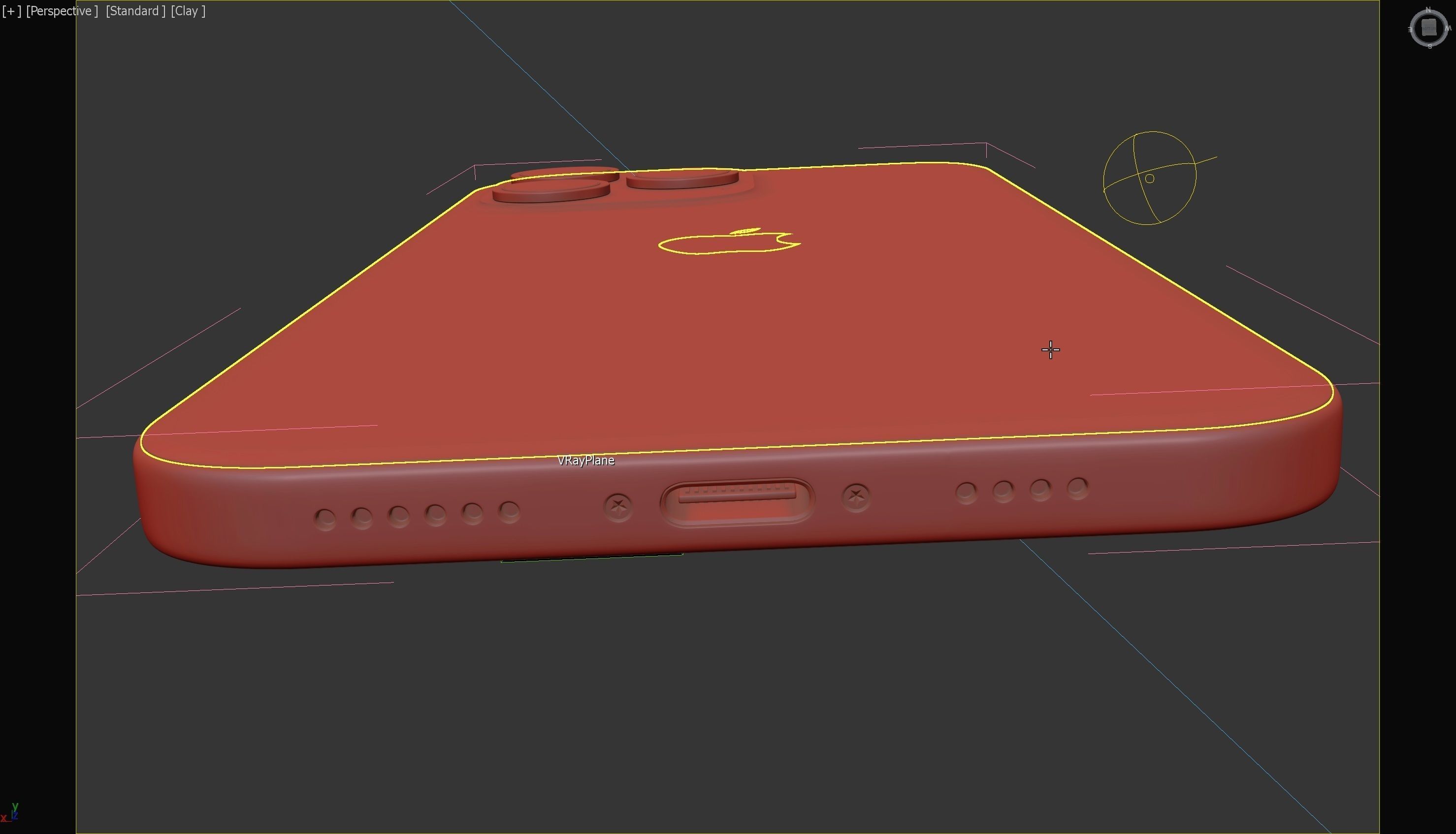 3D model iPhone 15 max pro Vray scene 3D model_12