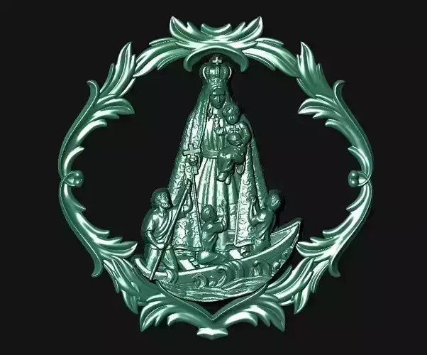 Virgen de La Caridad del Cobre 3D print model