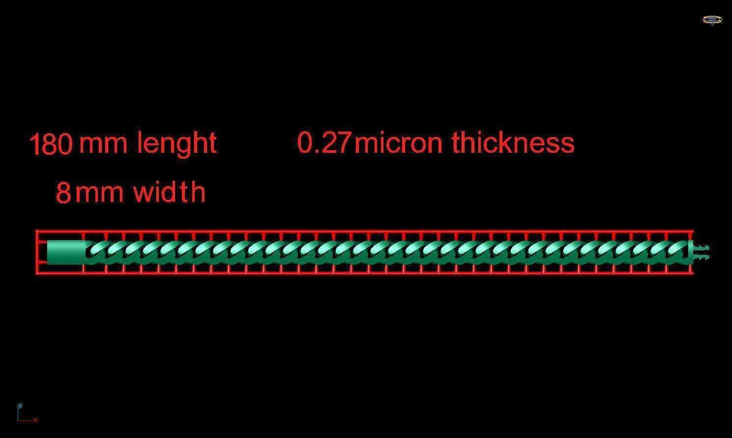 25 hollow cuban link bracelets cast directly 3D print model_9