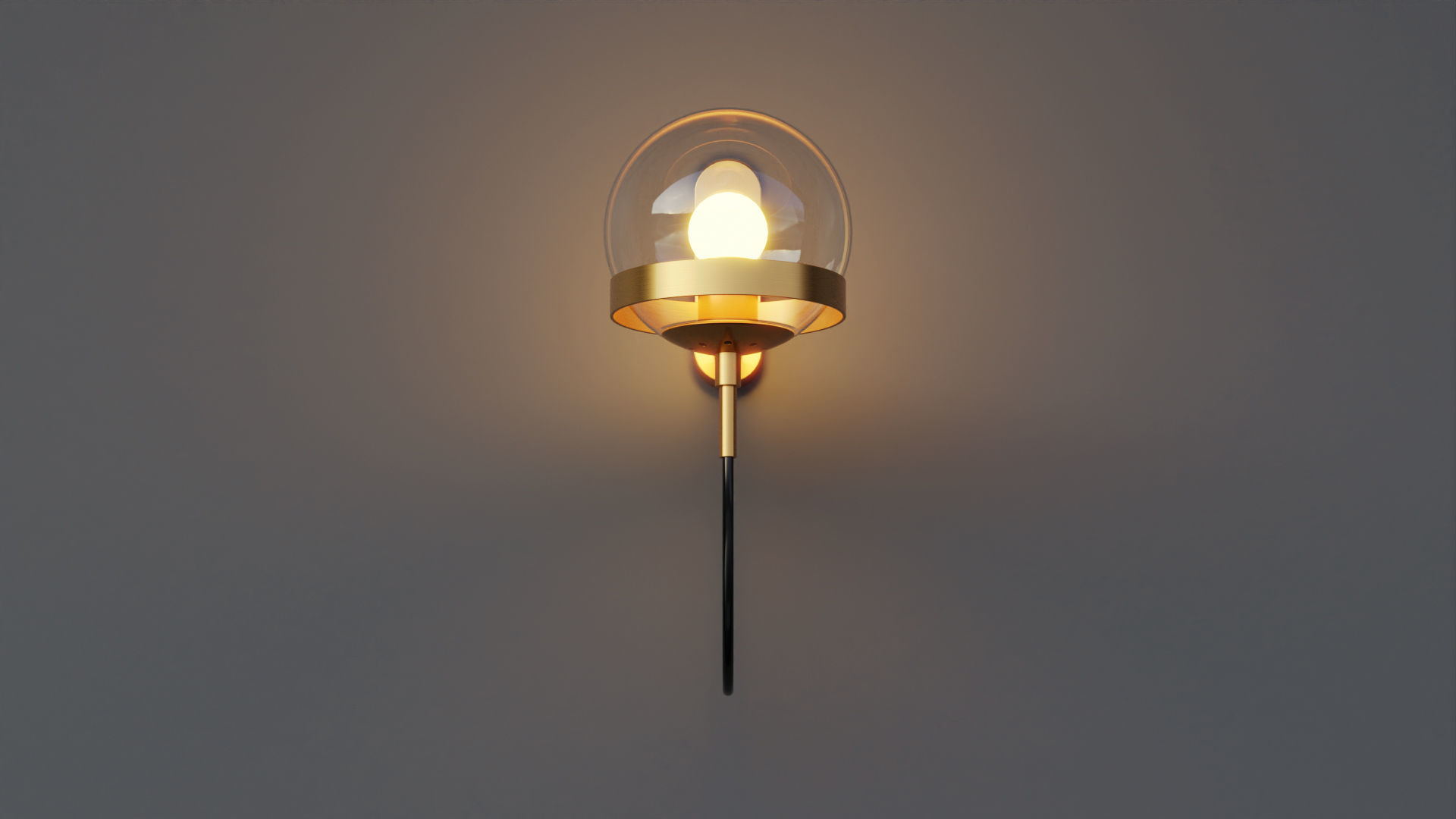 Xavier Vintage Wall Lamp 3D model_1