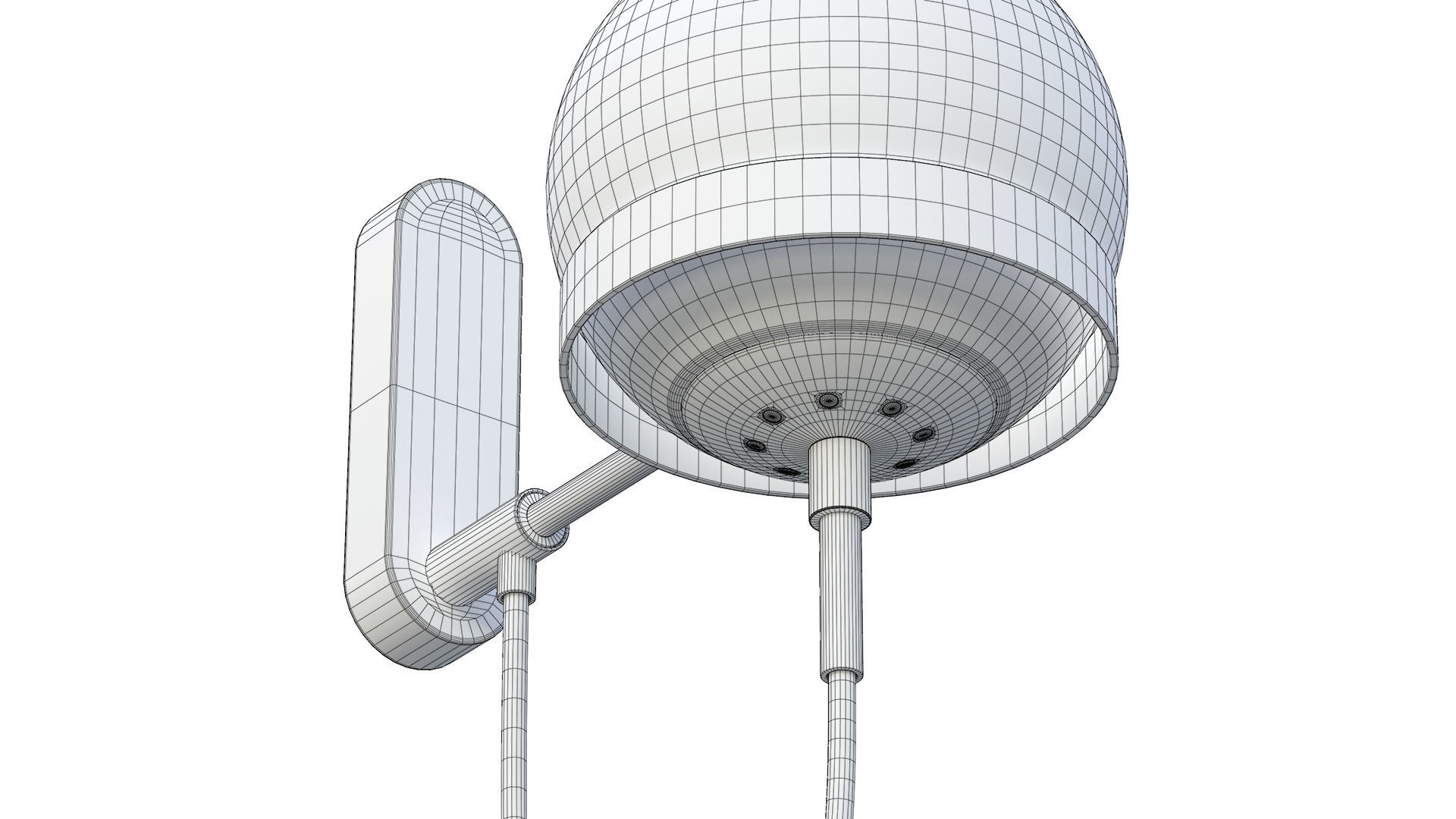 Xavier Vintage Wall Lamp 3D model_11