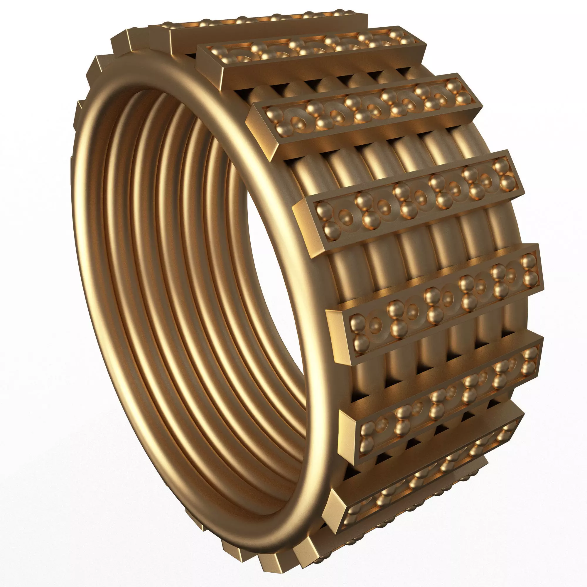 Jewelry Ring 02 Gold Low-poly 3D model