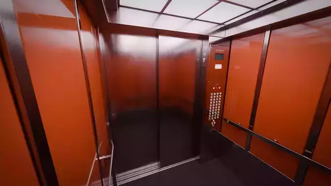 Real-time Elevator Cab Interior 03