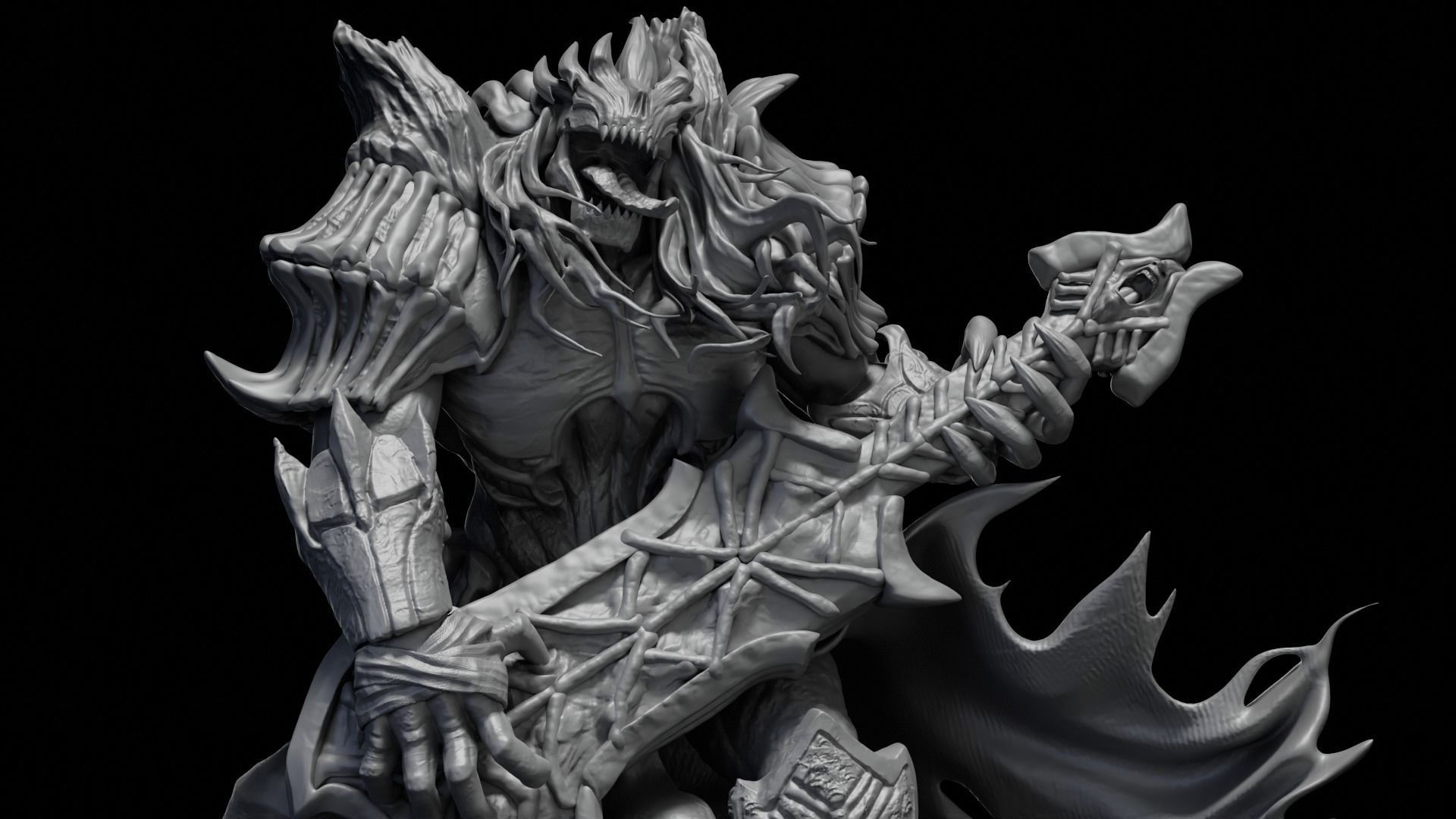 guitarist from hell 3D print model_1