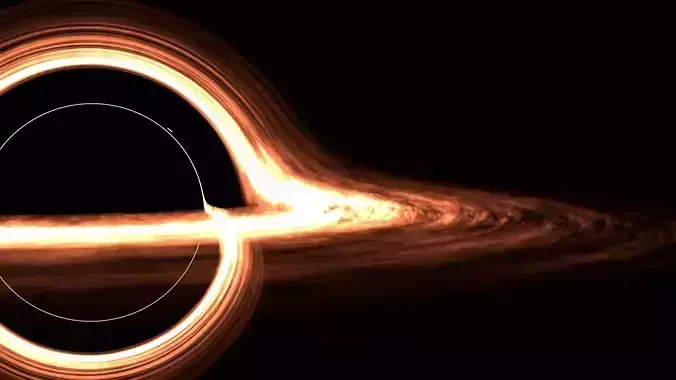 Black hole  3D model