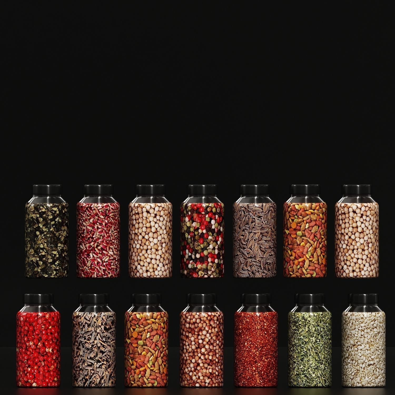 Decorative Kitchen set Free 3D model_2