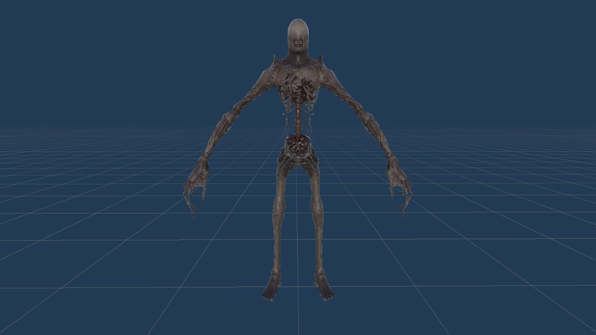 Monster 2 Low-poly 3D model_24