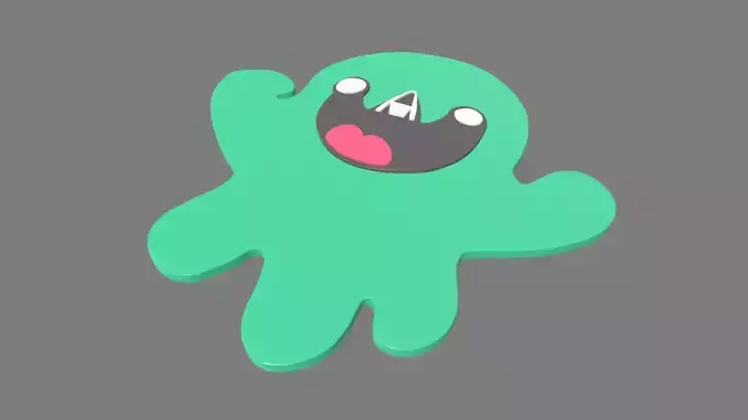Halloween Character Candy 01 Low-poly 3D model