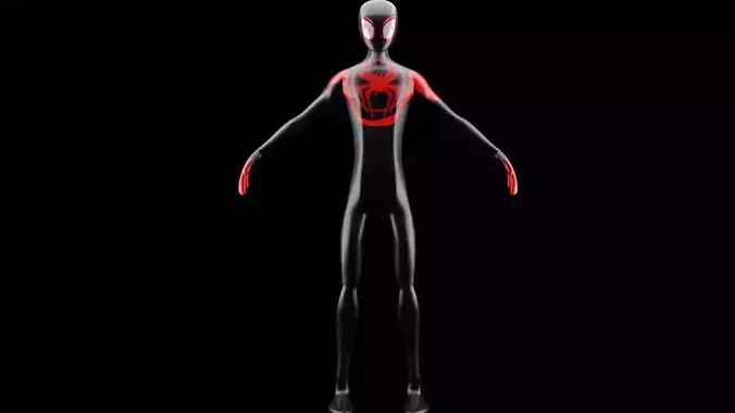 spider man miles morales 3D model