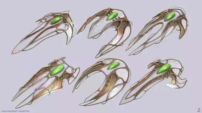 Alien spacecraft collection 