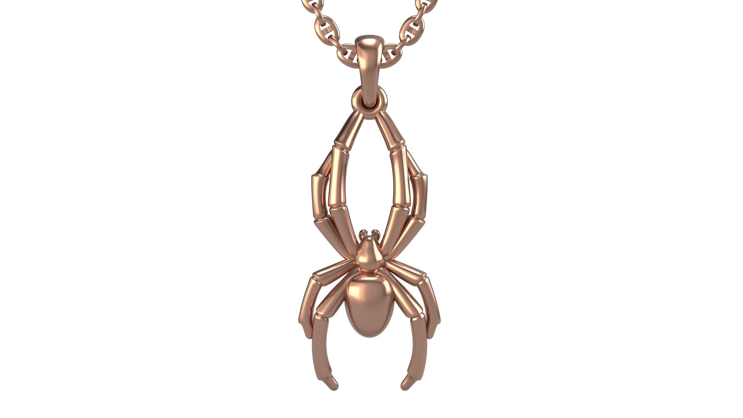 Spider pendant V4 3D print model_6