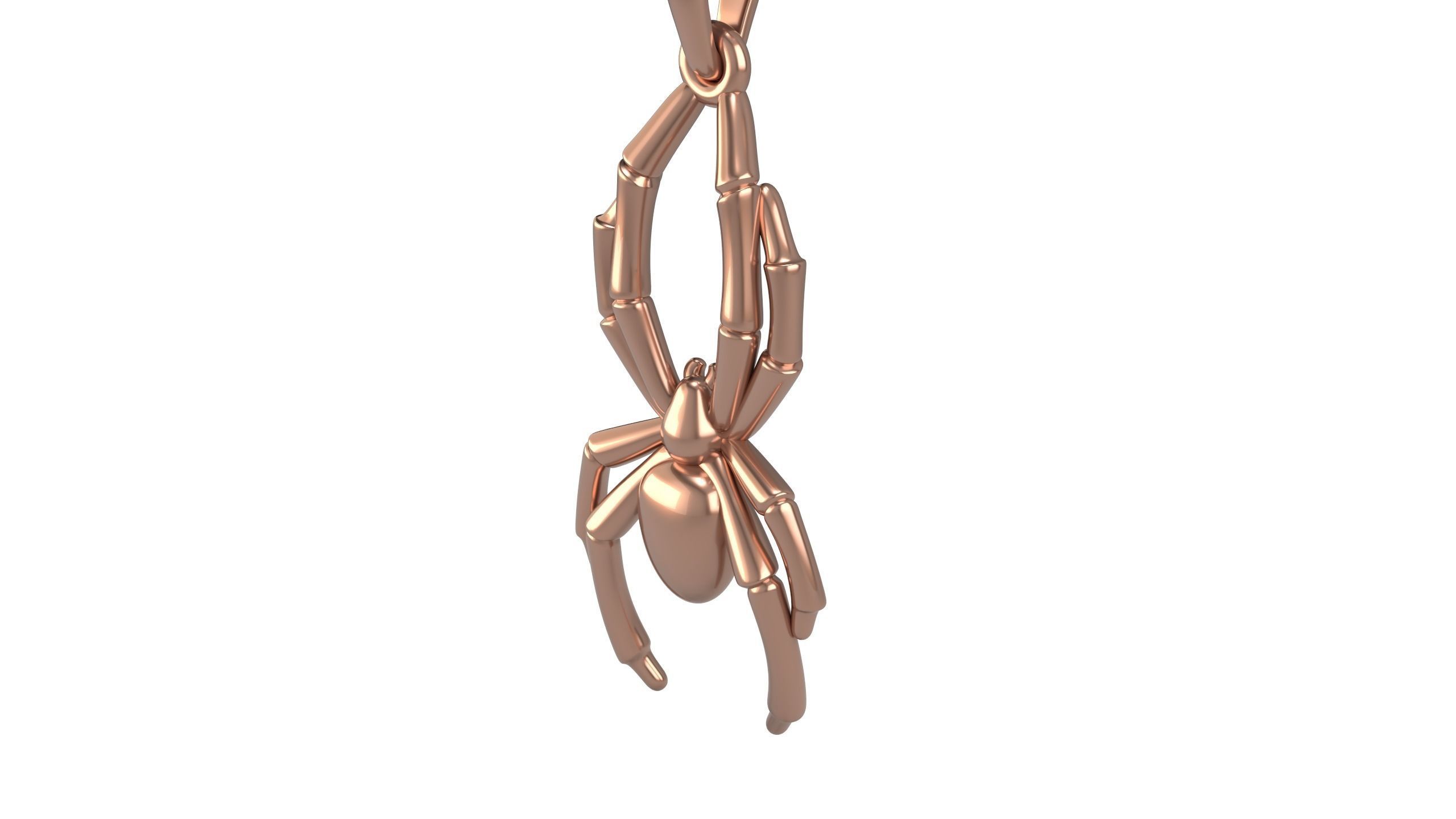Spider pendant V4 3D print model_7