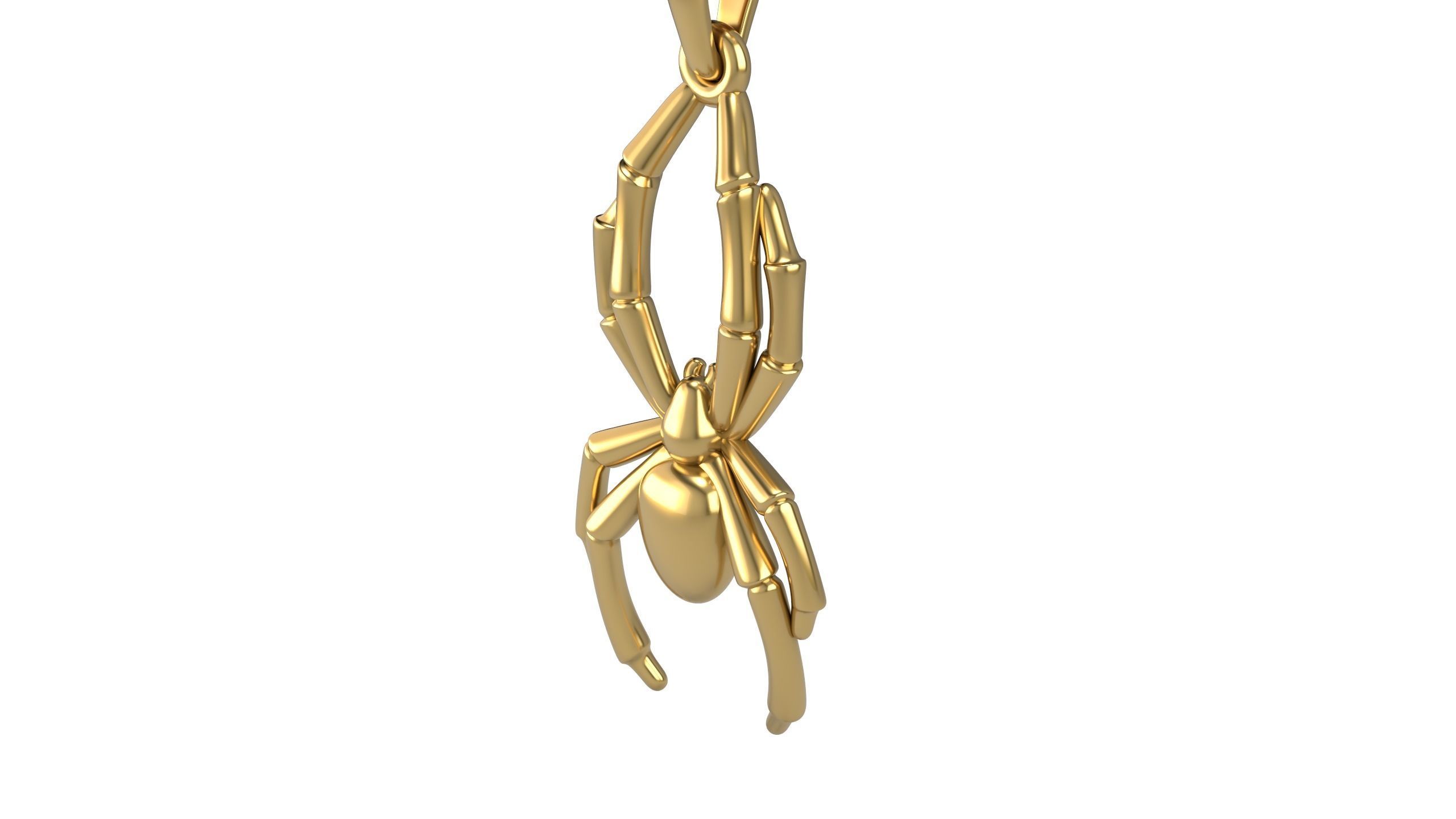 Spider pendant V4 3D print model_3