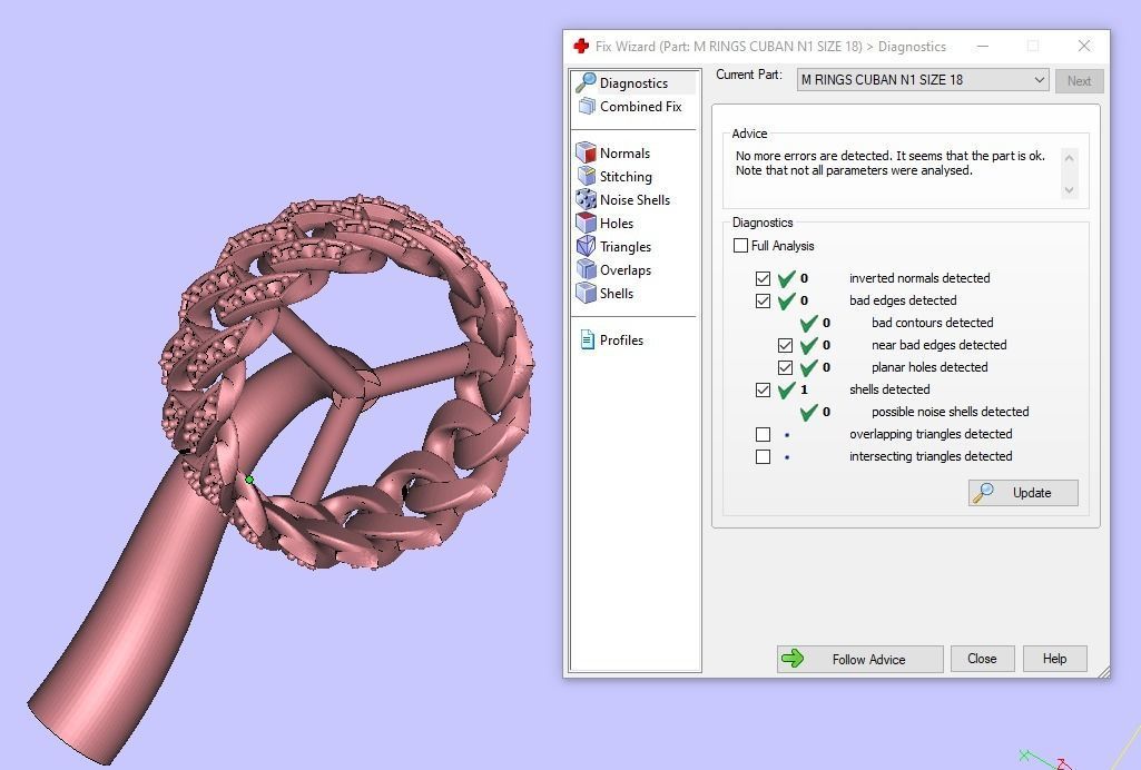 M RINGS CUBAN N1 3D print model_5