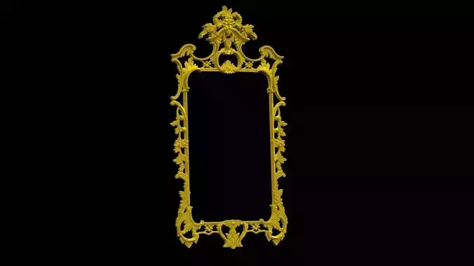 Mirror George III Chippendale  doll house scale 1-12 1-6