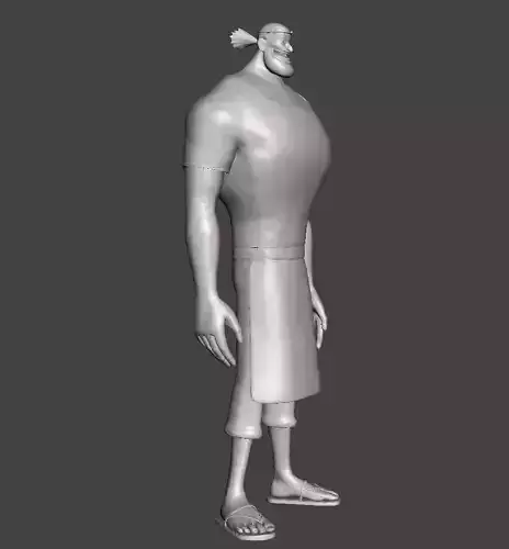 Sapi fish saleman One piece 3D Model 3D print model