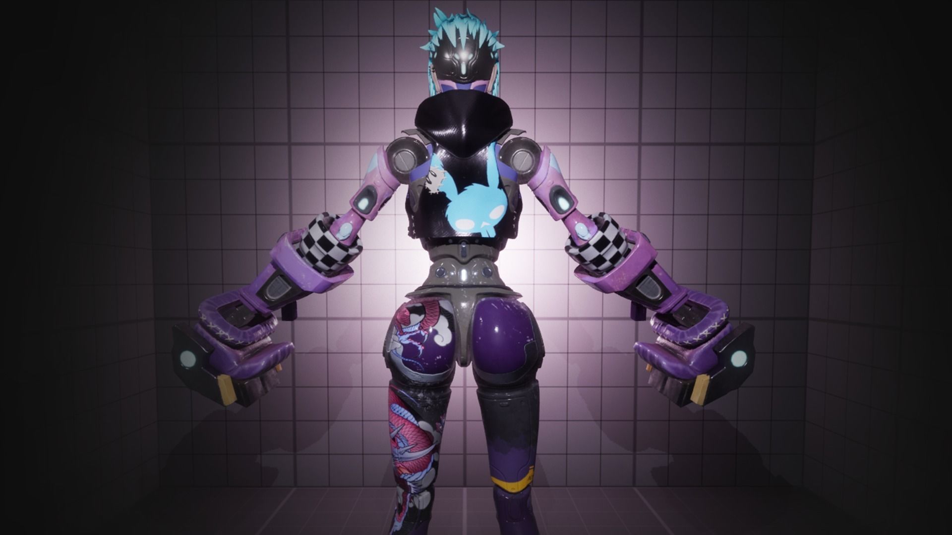 Vette - Stylized Hero Character  Low-poly 3D model_4