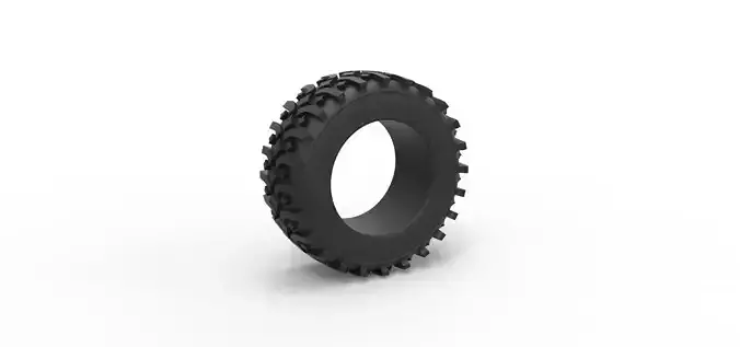 Offroad tire 106 Scale 1 to 25