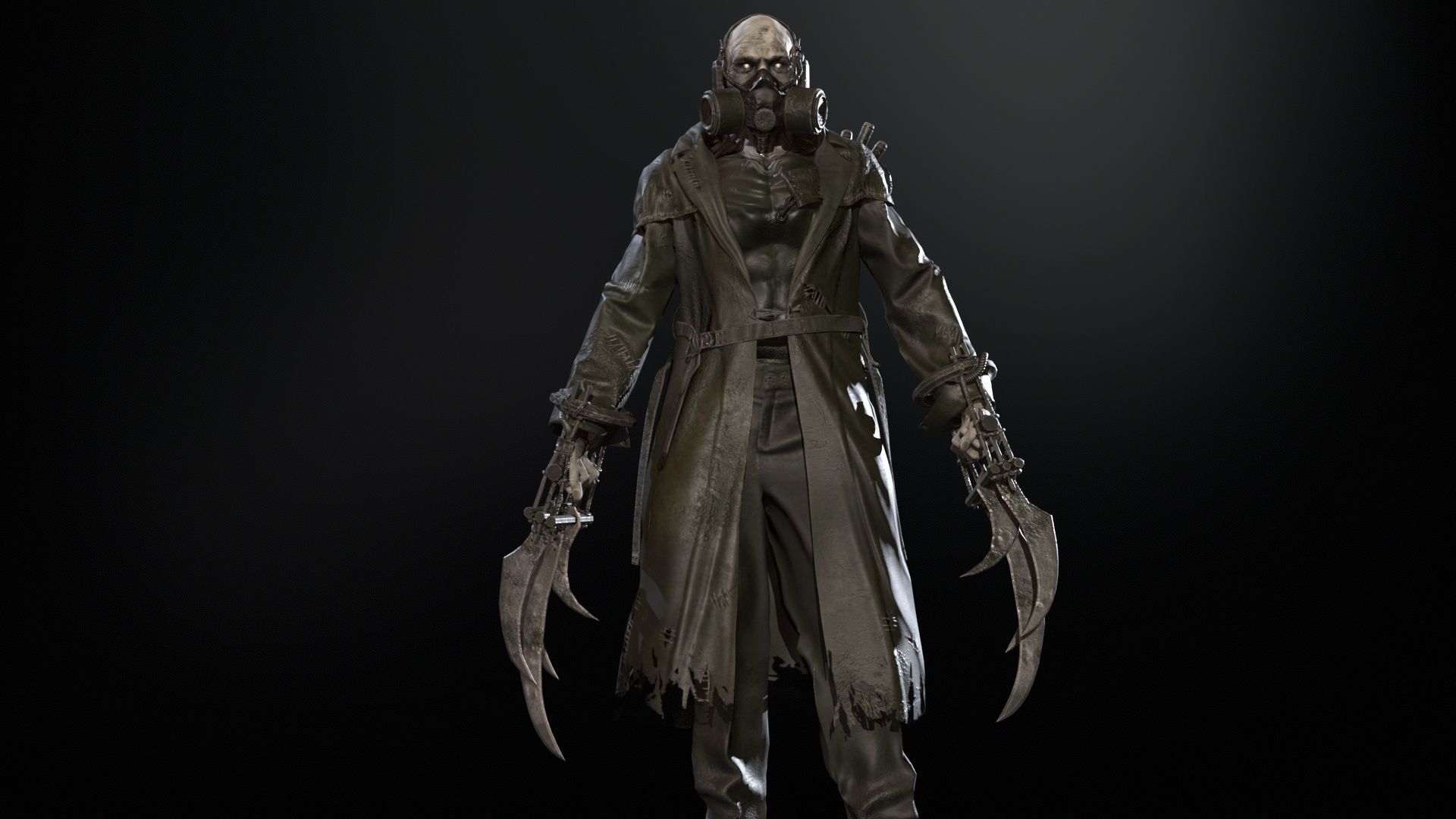 SuperZombie6 Low-poly 3D model_14