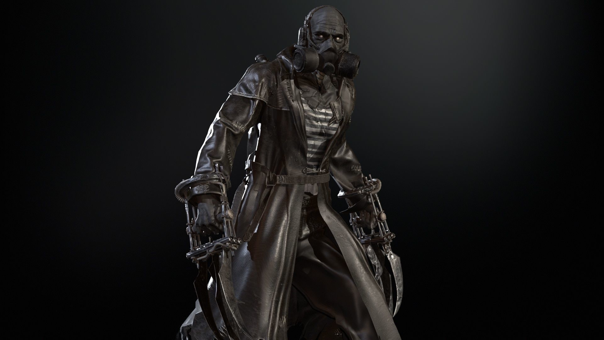 SuperZombie6 Low-poly 3D model_36