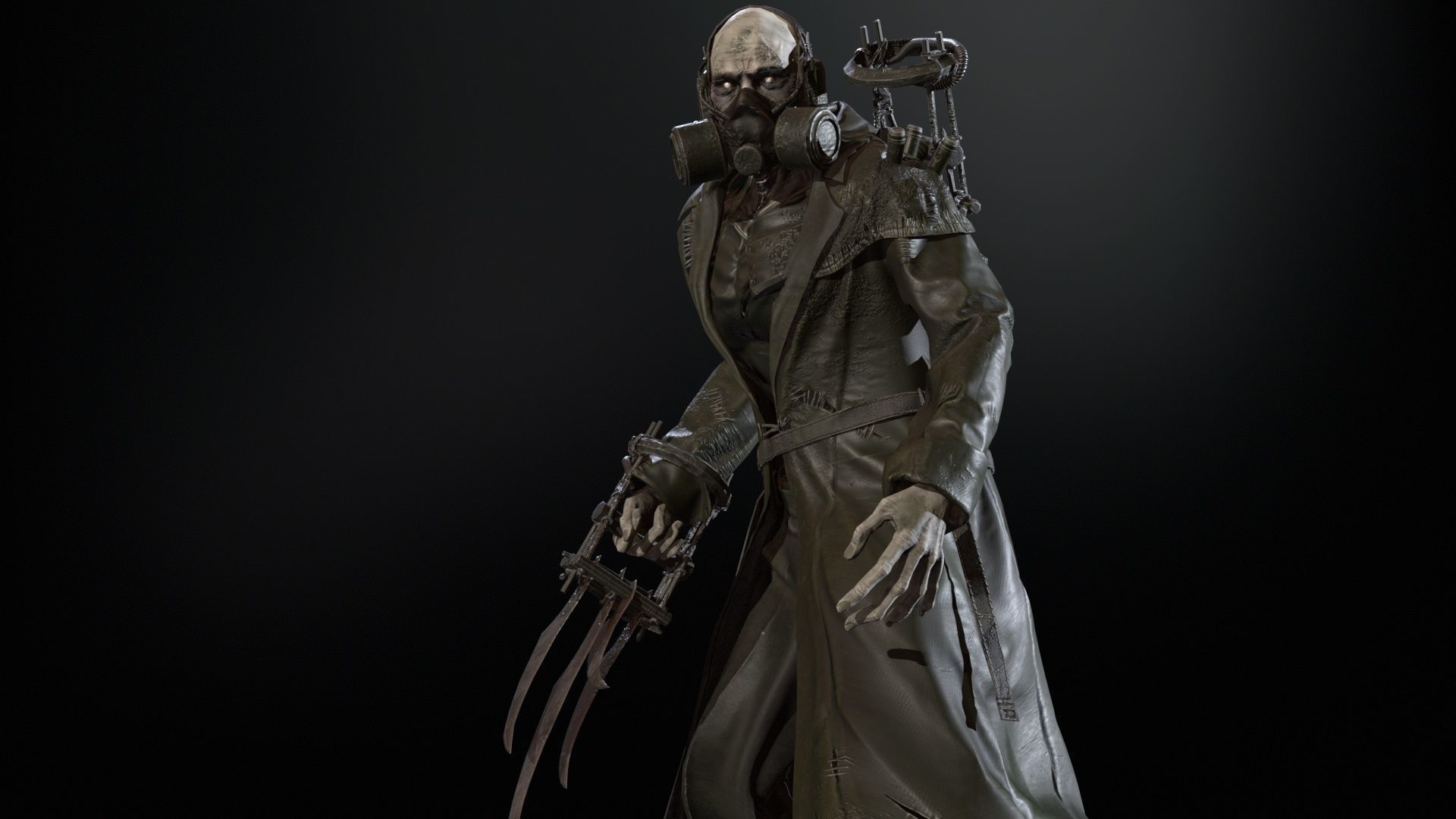 SuperZombie6 Low-poly 3D model_11