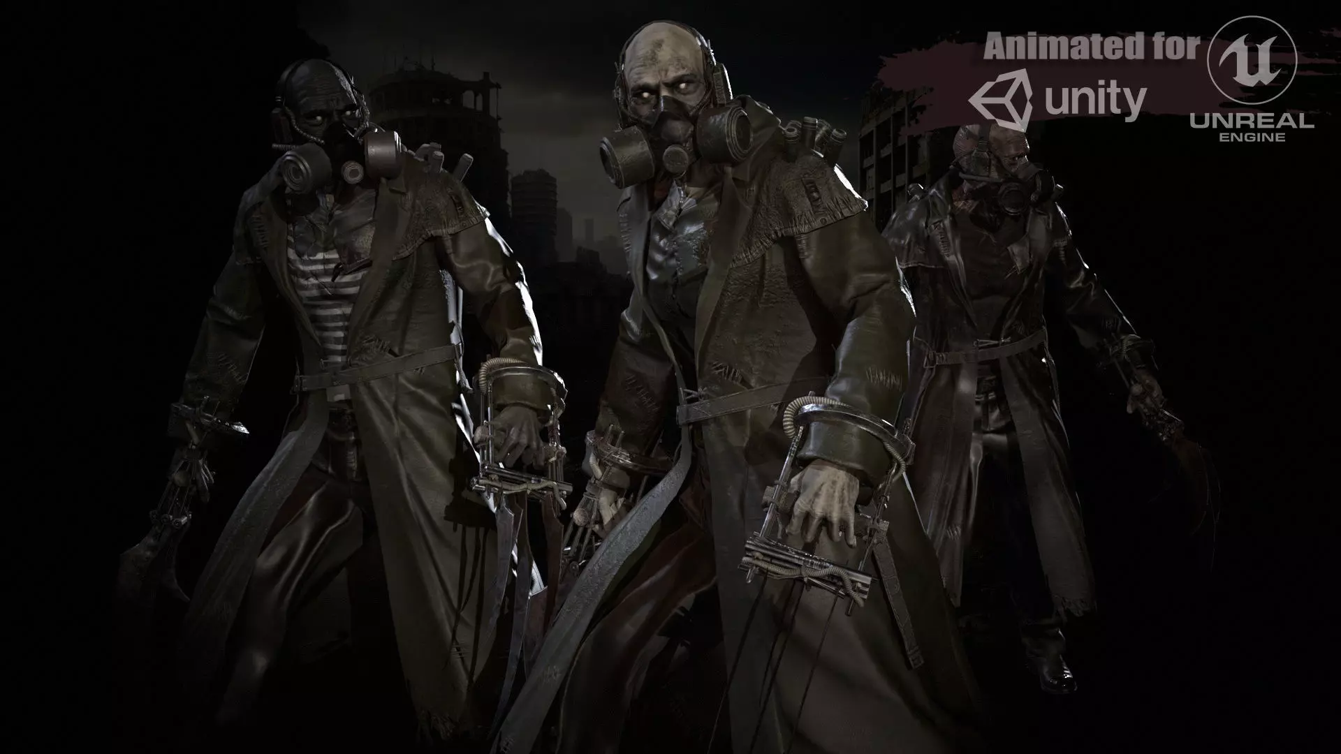 SuperZombie6 Low-poly 3D model_0