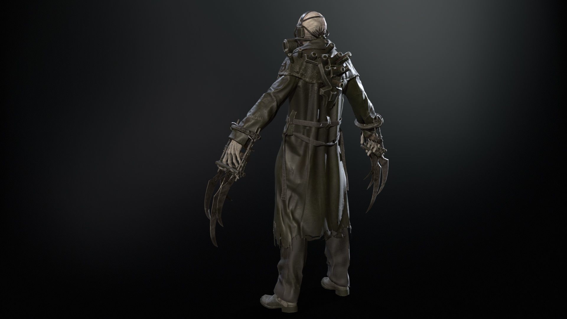 SuperZombie6 Low-poly 3D model_6