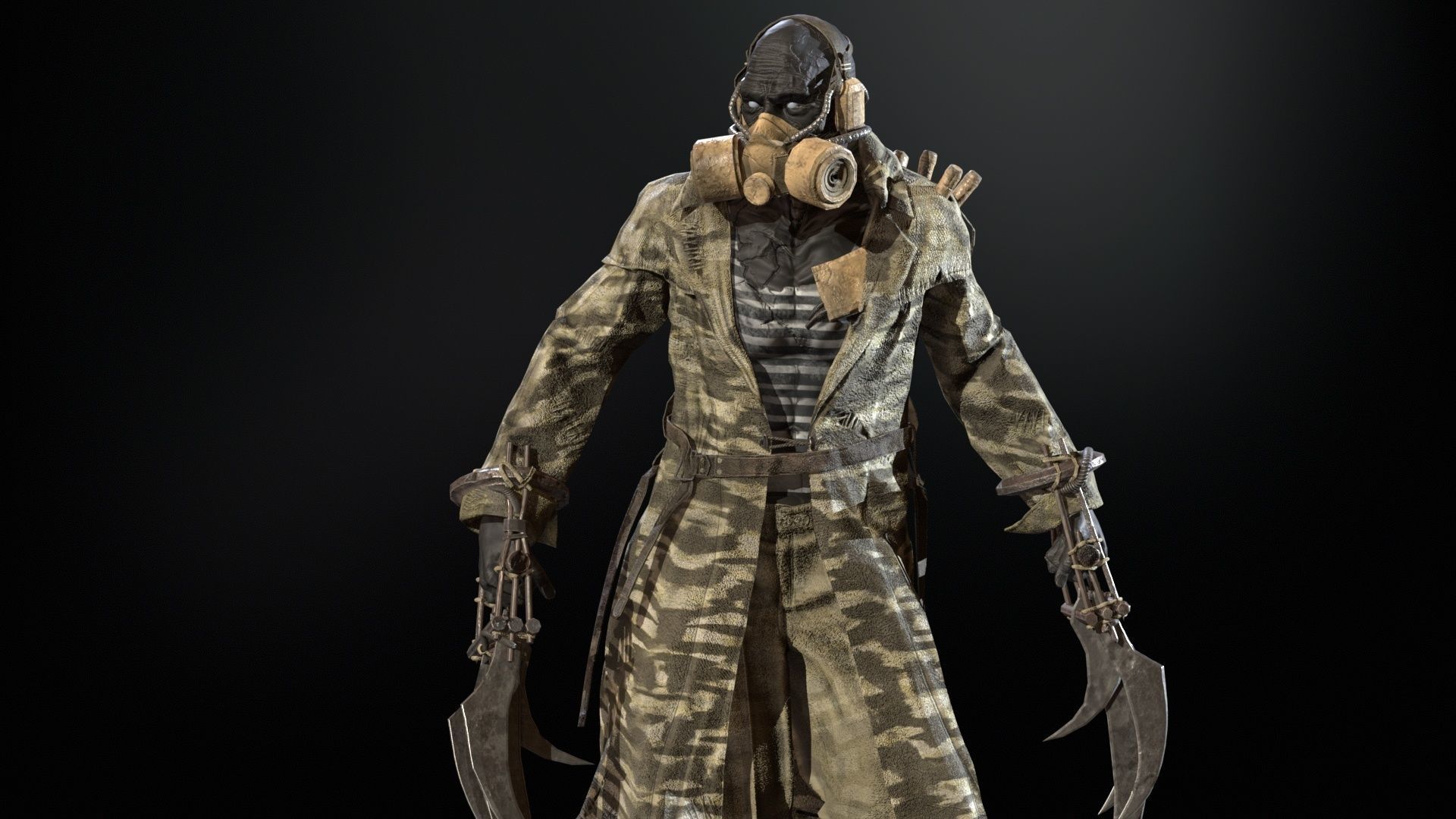 SuperZombie6 Low-poly 3D model_23