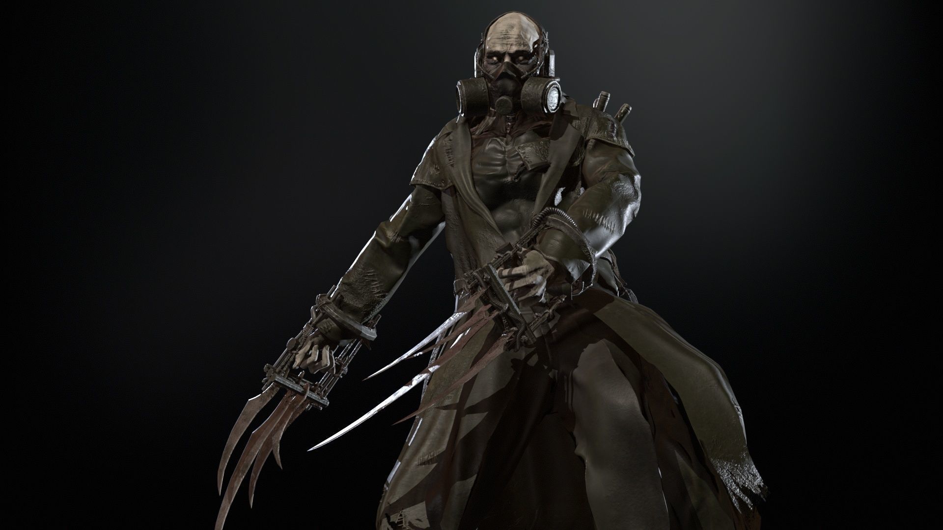 SuperZombie6 Low-poly 3D model_12