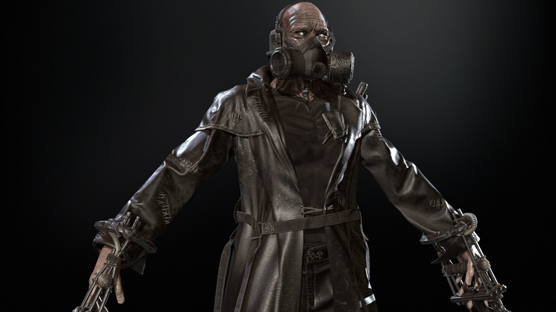 SuperZombie6 Low-poly 3D model_5