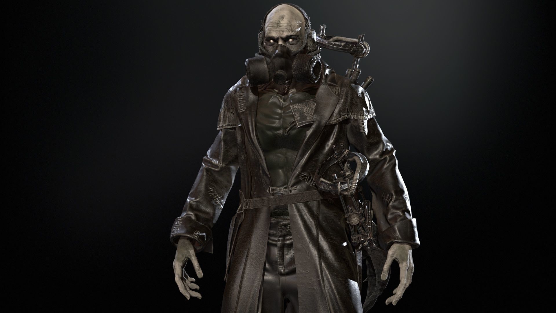 SuperZombie6 Low-poly 3D model_30