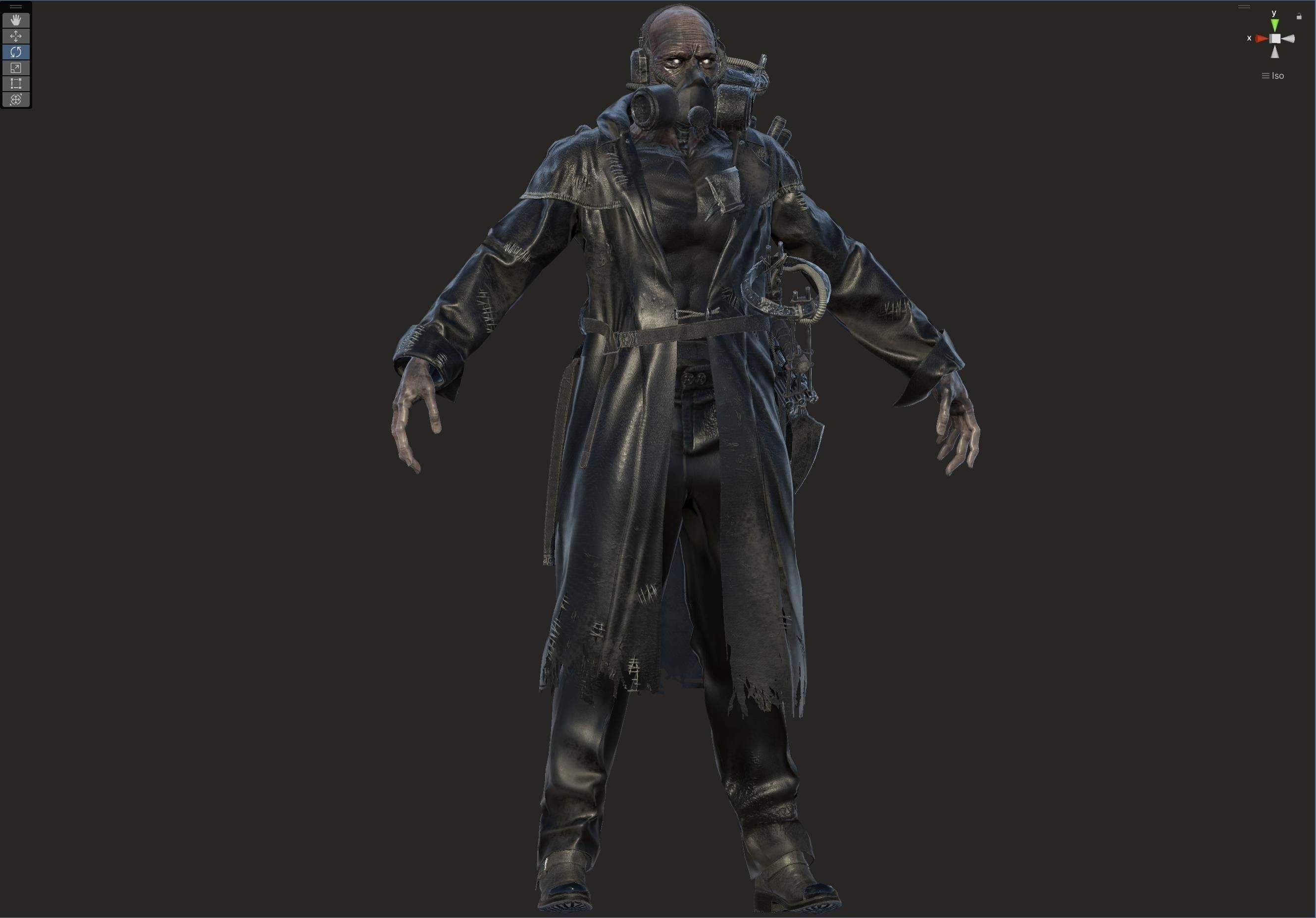 SuperZombie6 Low-poly 3D model_34