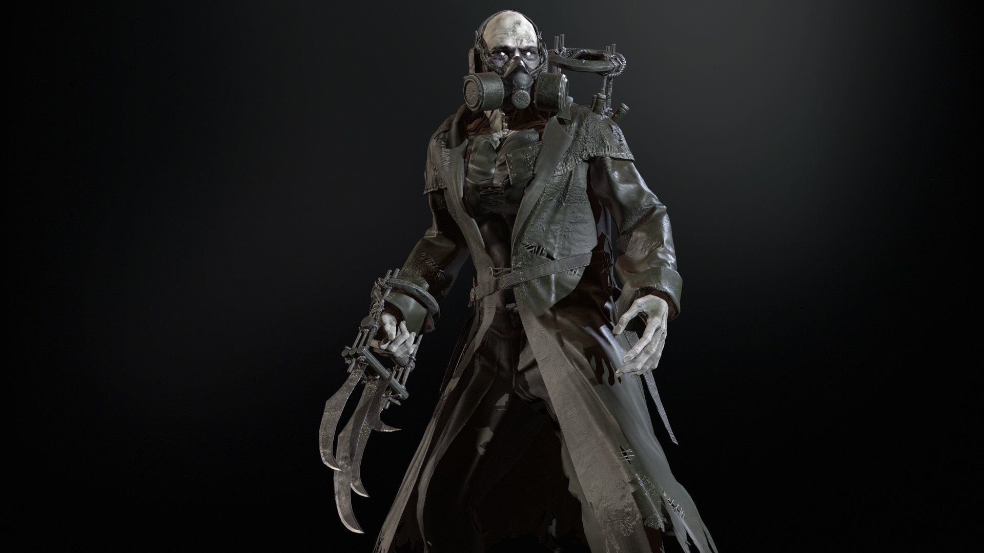 SuperZombie6 Low-poly 3D model_15