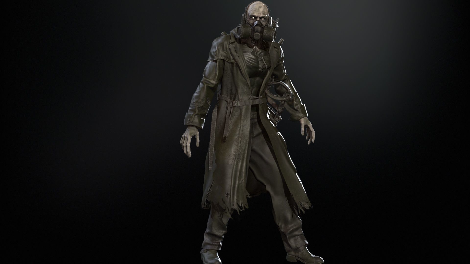 SuperZombie6 Low-poly 3D model_16