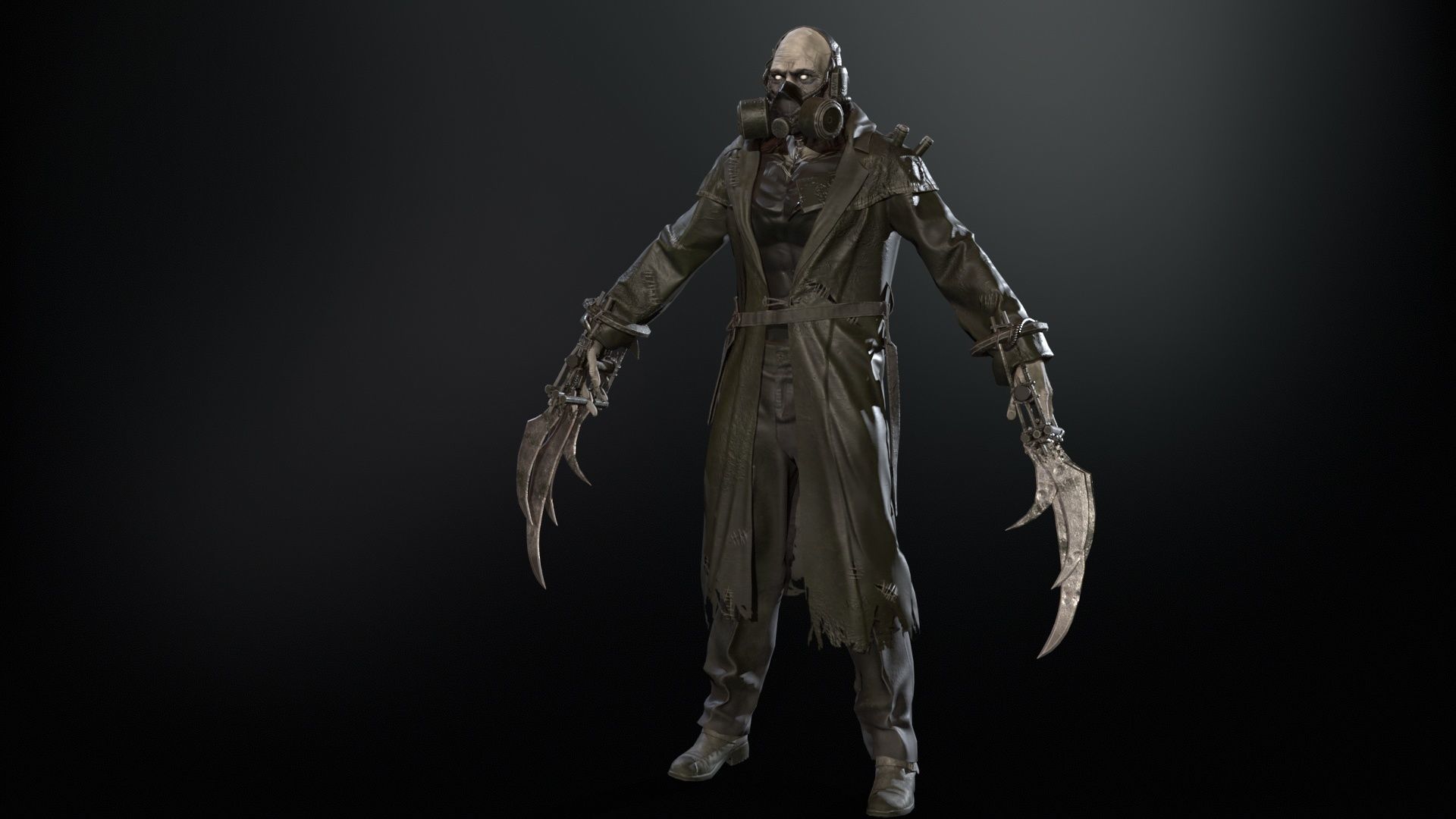 SuperZombie6 Low-poly 3D model_4