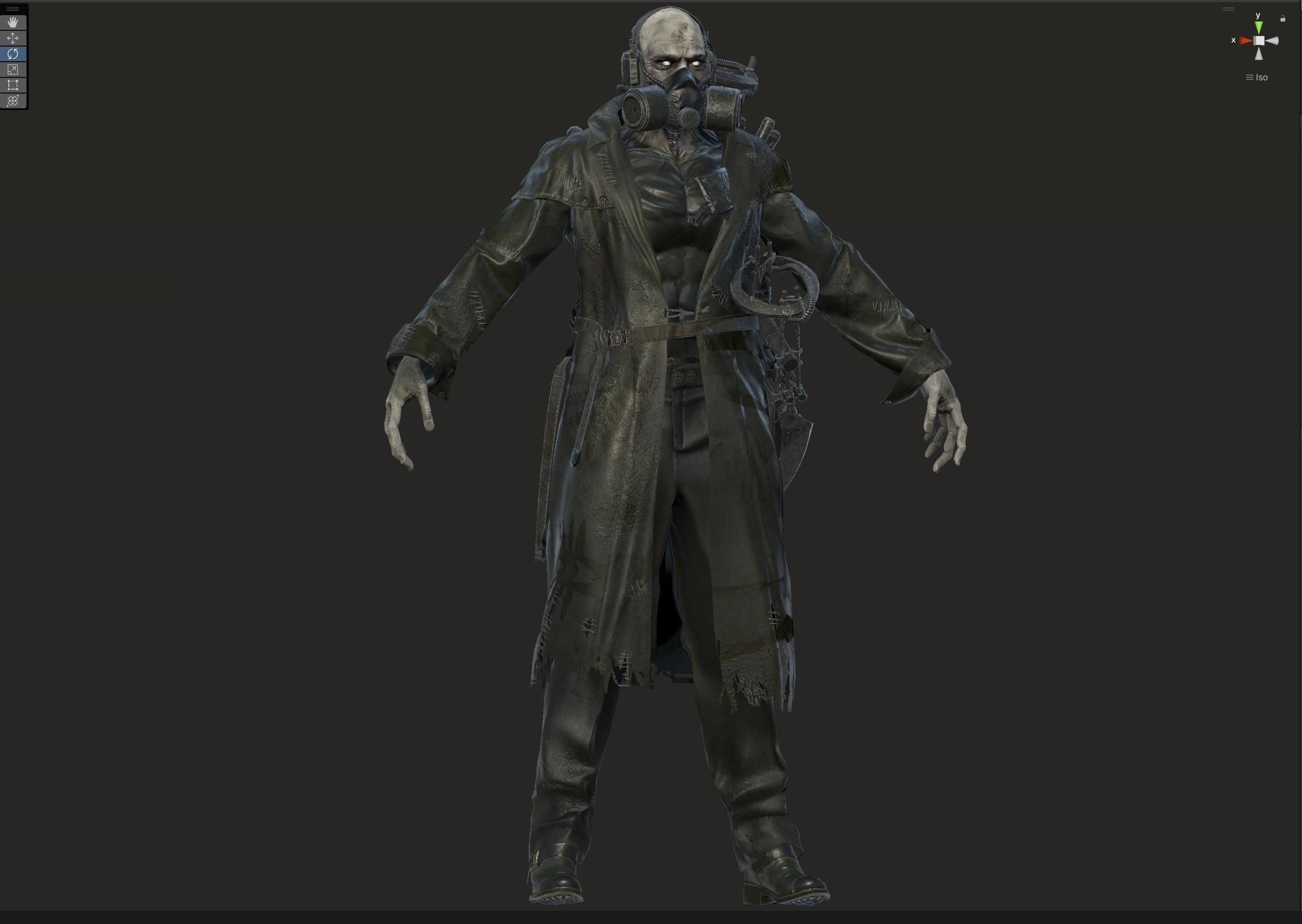 SuperZombie6 Low-poly 3D model_35