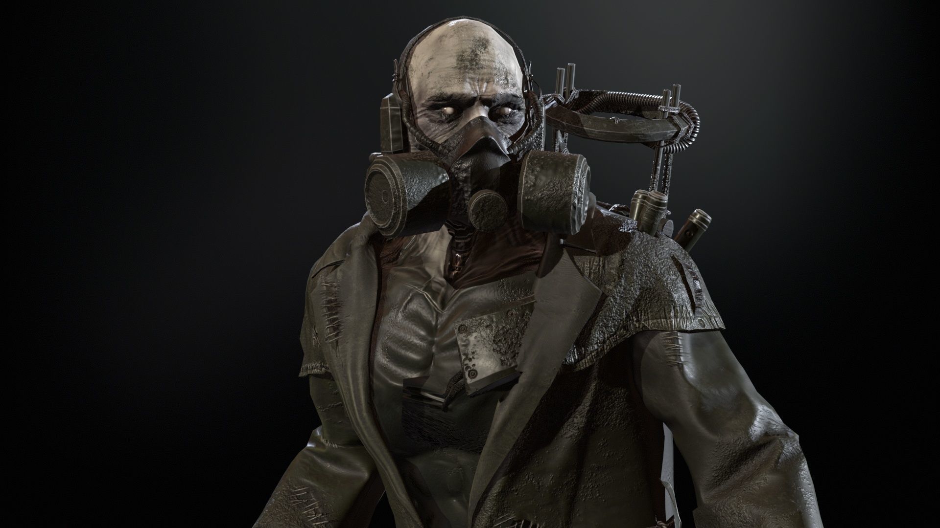 SuperZombie6 Low-poly 3D model_3