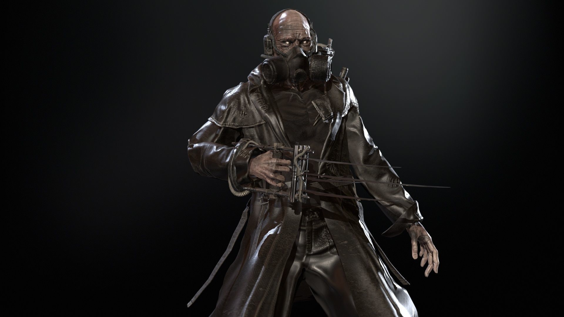 SuperZombie6 Low-poly 3D model_26