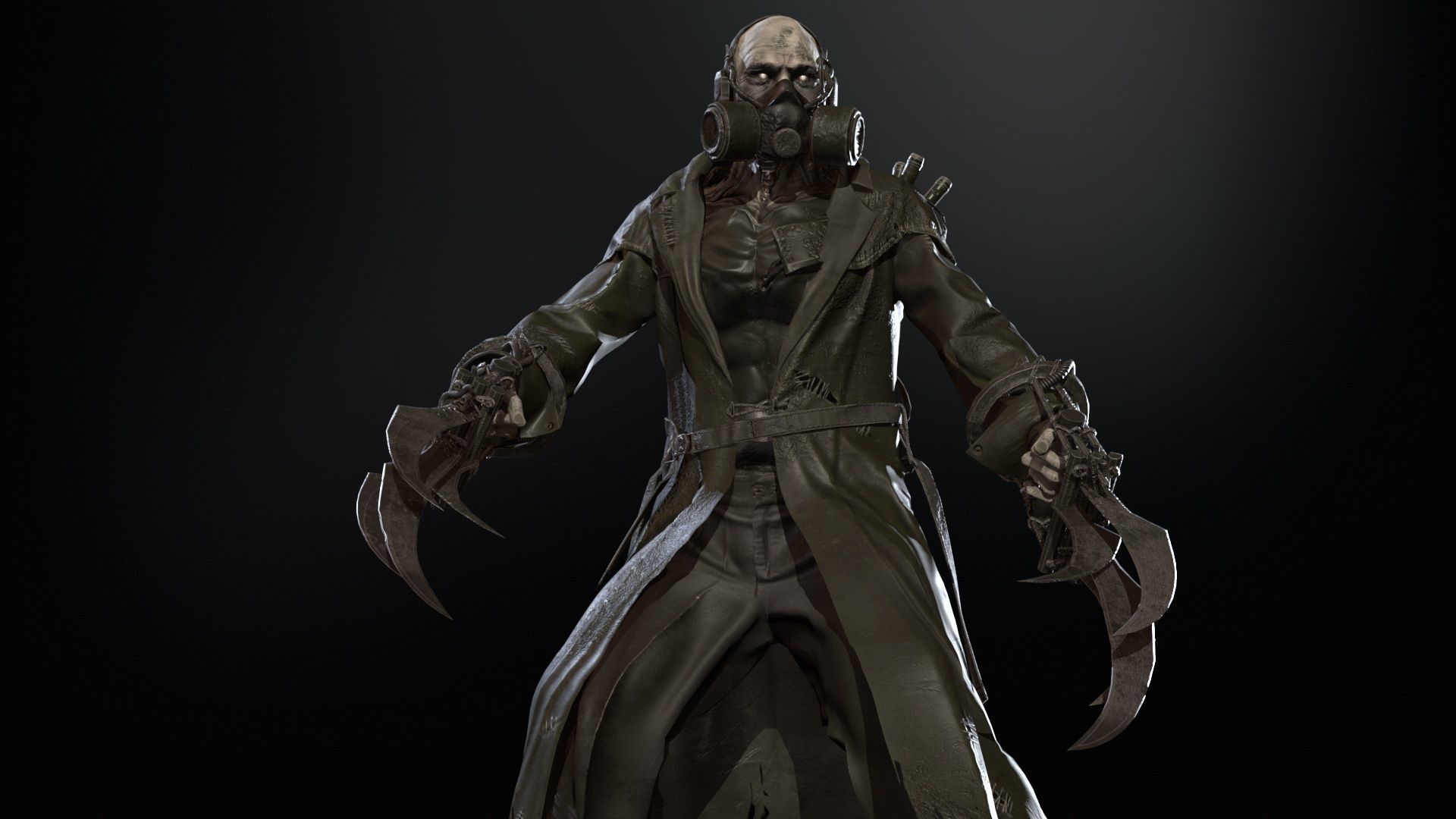 SuperZombie6 Low-poly 3D model_13