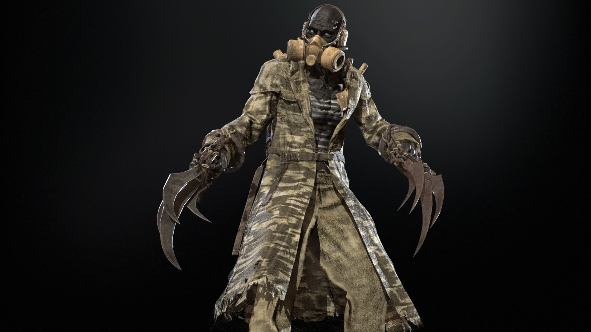 SuperZombie6 Low-poly 3D model_21