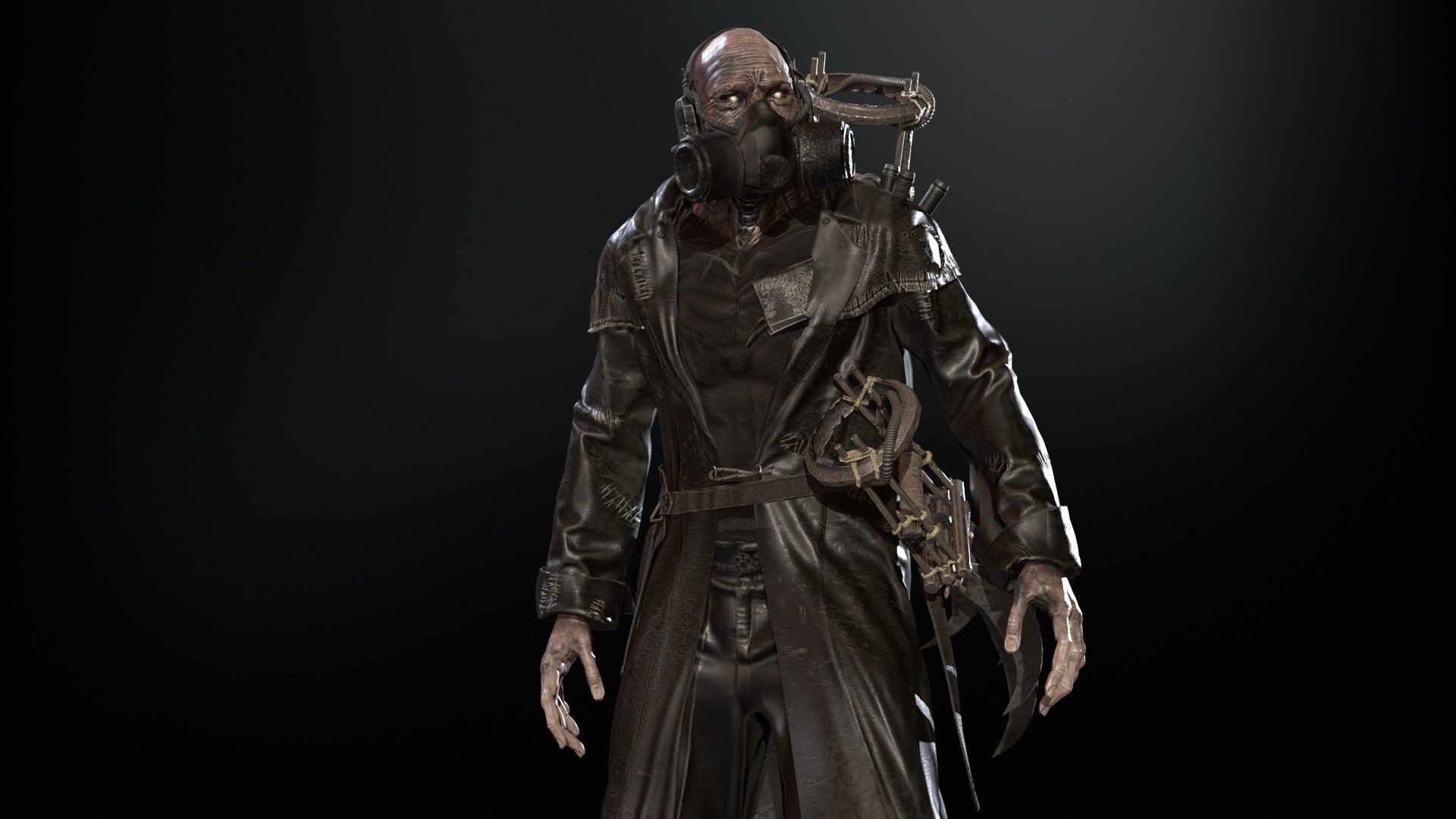 SuperZombie6 Low-poly 3D model_20